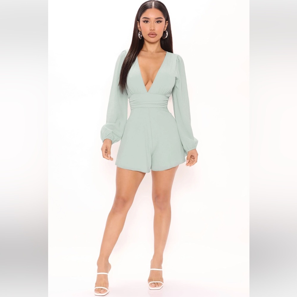 Mint Fashion Nova Romper